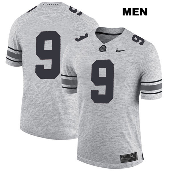 Ohio State Buckeyes Men's Jashon Cornell #9 Gray Authentic Nike No Name College NCAA Stitched Football Jersey TO19B04NH